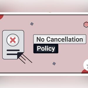 No Cancellation No Accidental Bids Please Be Careful